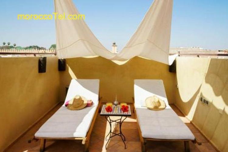 6 bedrooms villa with private pool jacuzzi and furnished terrace at Marrakech